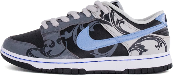 【訂製球鞋】NBA x Nike Dunk Low EMB "Knicks" 唐草 復古 中國風 國潮 低筒 滑板鞋 男款 灰黑 Buy 【訂製球鞋】NBA x Nike Dunk Low EMB "Knicks" 唐草 復古 中國風 國潮 低筒 滑板鞋 男款 灰黑