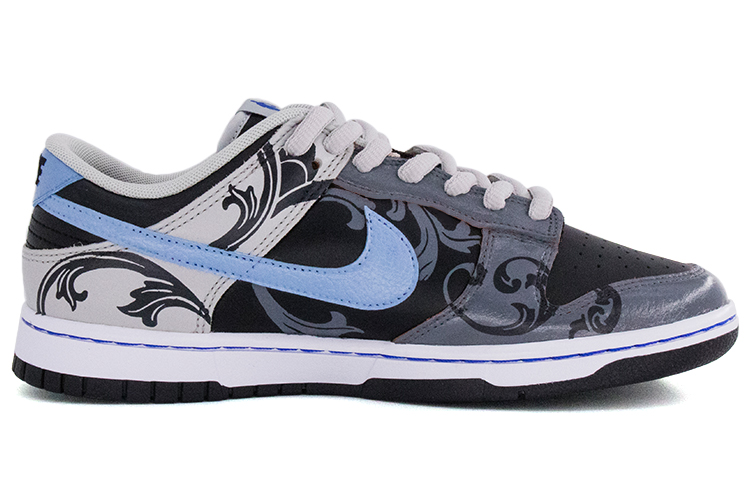 Order [定制鞋] 耐克 NBA x Dunk Low EMB '灰色黑色中国' DD3363-002(TeamNine-男款唐草灰黑)