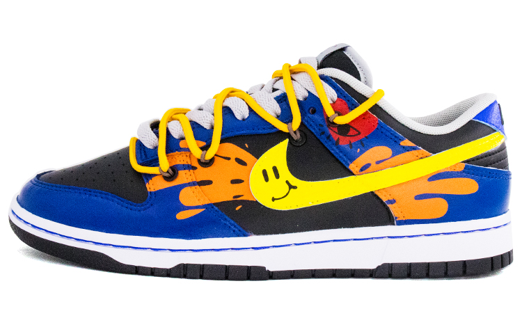Buy [カスタムシューズ] ナイキ NBA x ダンク ロー EMB 'ニックス グラフィティ' DD3363-002(TeamNine-男款艺术创想蓝黑)