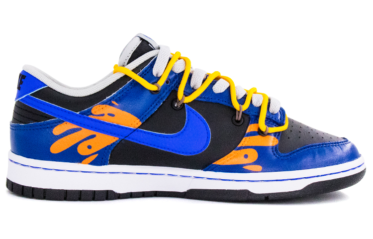 Order [カスタムシューズ] ナイキ NBA x ダンク ロー EMB 'ニックス グラフィティ' DD3363-002(TeamNine-男款艺术创想蓝黑)