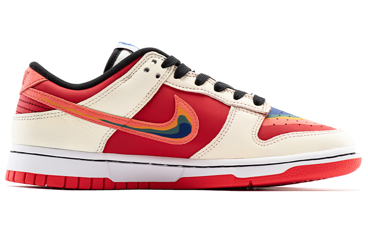 Order [Kasut Tersuai] Nike NBA x Dunk Low EMB 'Peta Haba Seni Pop' DD3363-100(Team29-男款波普渐变红米黄)