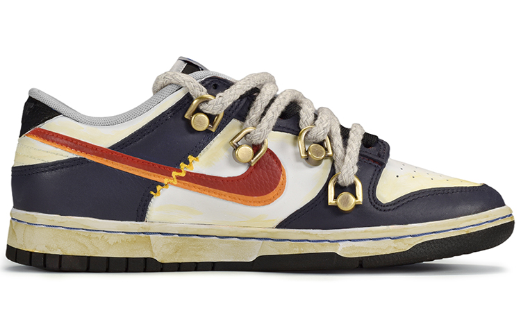 Order [Kasut Kustom] Nike NBA x Dunk Low EMB 'Renaissance Knicks' DD3363-002(TeamE-男款文艺复兴黄红蓝)