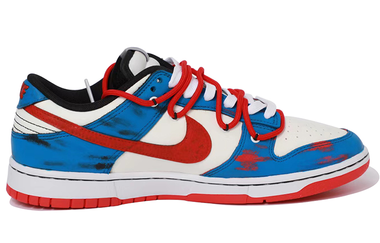 [Custom Shoes] Nike NBA Dunk Low EMB 'Retro Reversed Blue Red' 圖 2