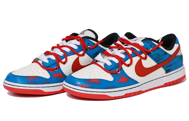 [Custom Shoes] Nike NBA Dunk Low EMB 'Retro Reversed Blue Red' 圖 3