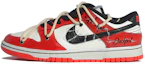 Buy カスタム ナイキ NBA x ダンク Low EMB "黒赤" DO6288-100(Team20-女款荆棘之刺S)
