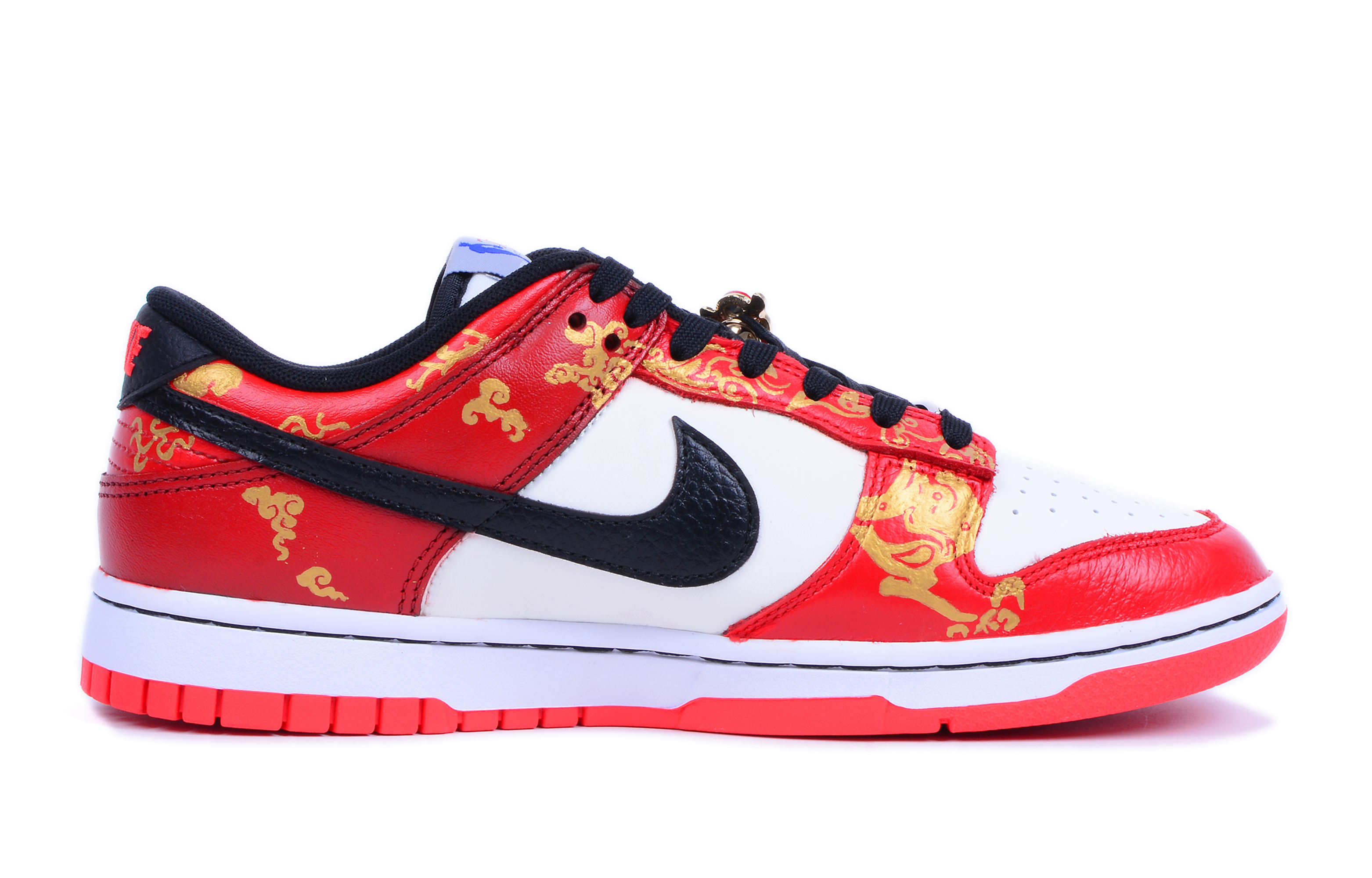 Order 【訂製球鞋】NBA x Nike Dunk Low EMB 共赴白頭 特殊禮盒 婚鞋 低幫 板鞋 男款 紅金黑