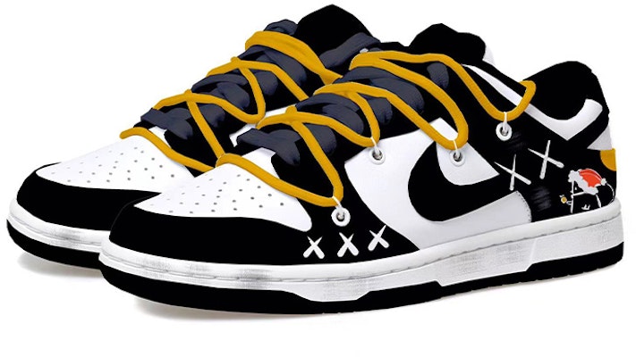 Zapatillas Nike NBA x Low 'Navidad Santa Claus Negro Blanco Amarillo' DC9560-001(Team拾玖-圣诞双x女S-BOX) Lookbook Zapatillas Nike NBA x Low 'Navidad Santa Claus Negro Blanco Amarillo' DC9560-001(Team拾玖-圣诞双x女S-BOX)