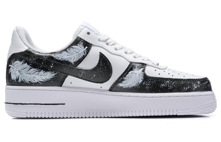 Order [定制鞋] 耐克 Off-White x 空军1号低帮'璀璨羽黑白' CW2288-111(Team54-男款星空羽毛)