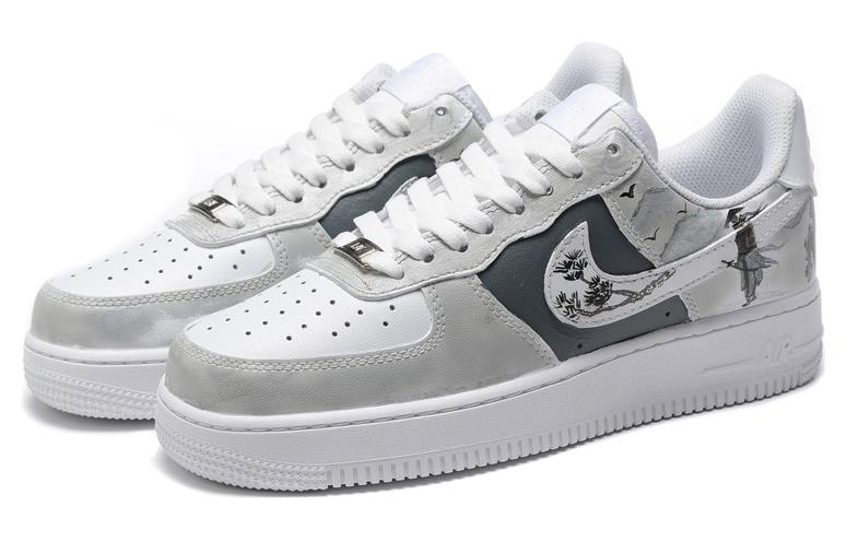 Lookbook [定制鞋] 耐克 Off-White x 空军1号 低帮 '水墨剑客' CW2288-111(Team54-水墨剑客)