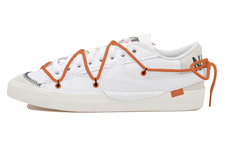 [Custom Shoes] Nike Off-White x Blazer Low 'White Orange'