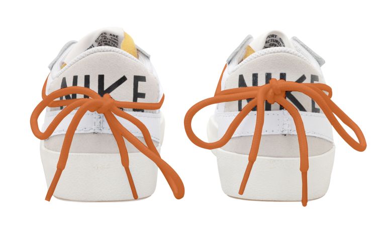 Shop カスタム Nike オフホワイト x ブレーザー Low 白オレンジ DN2158-101(Team拾玖-低帮白橙S-BOX）