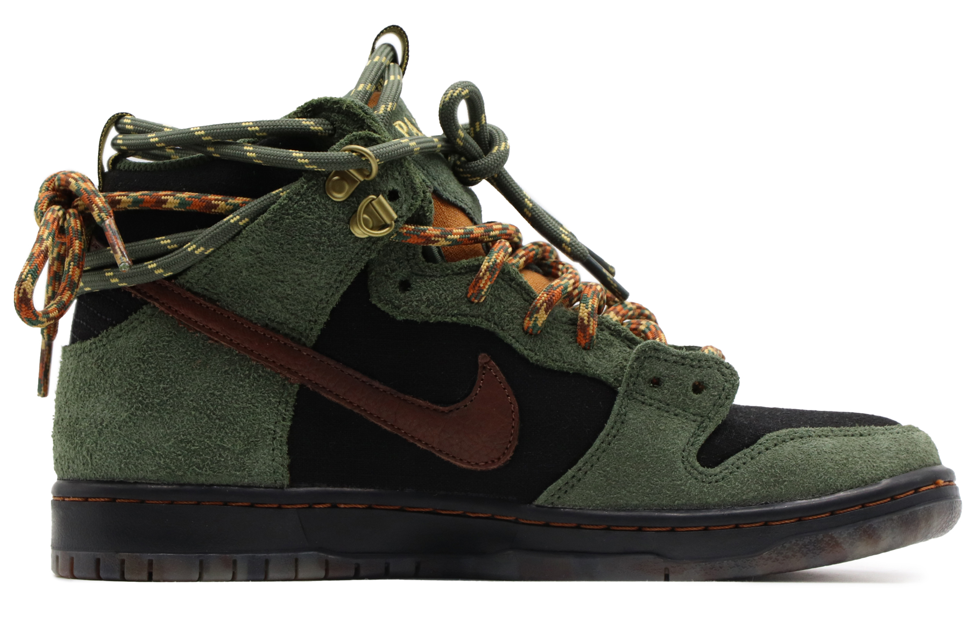 [Custom Shoes] Nike PASS-PORT Dunk High 'Black Green Golf' 圖 2