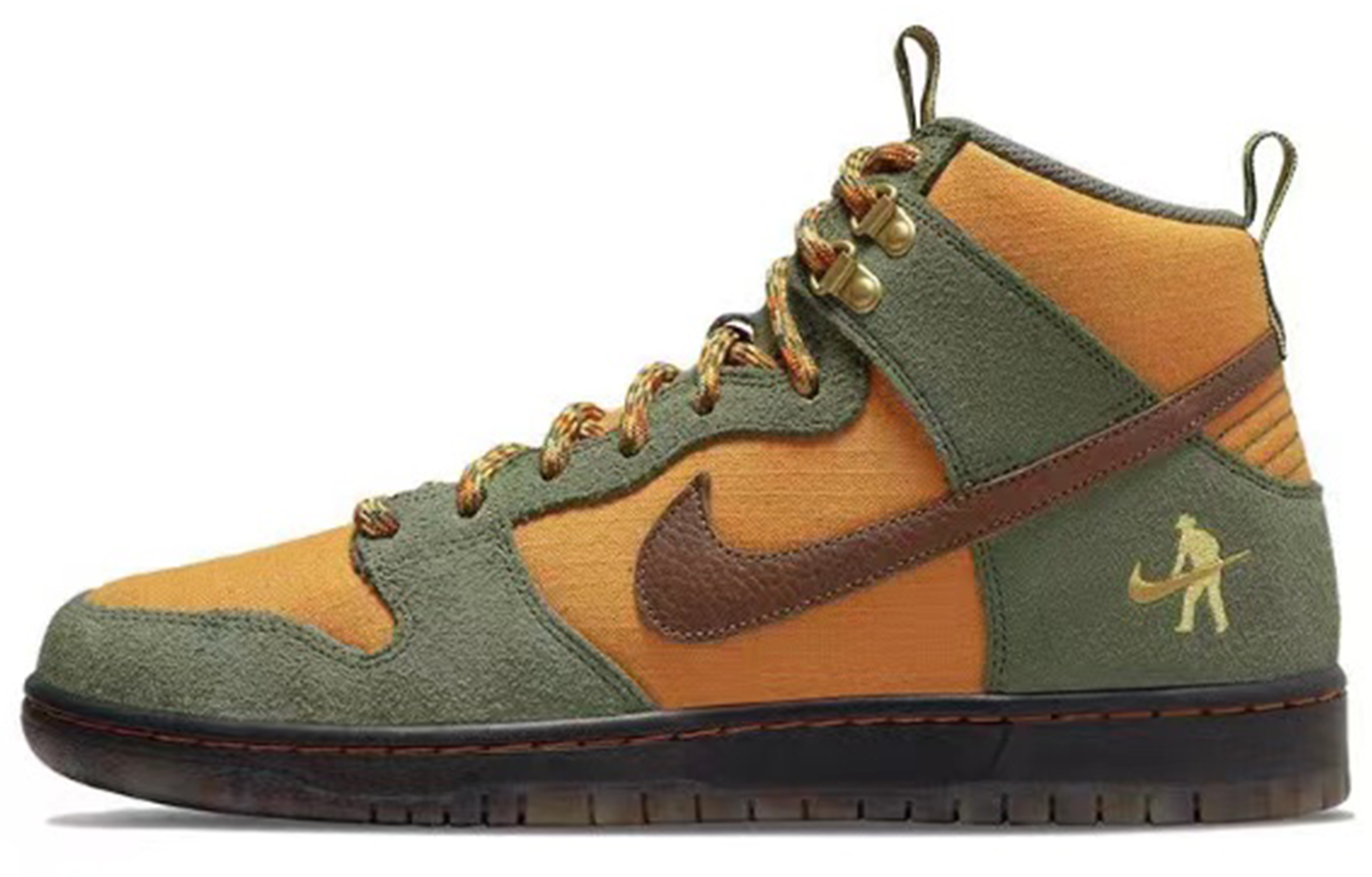 [Custom Shoes] Nike PASS-PORT Dunk High 'Black Green Golf' 圖 6