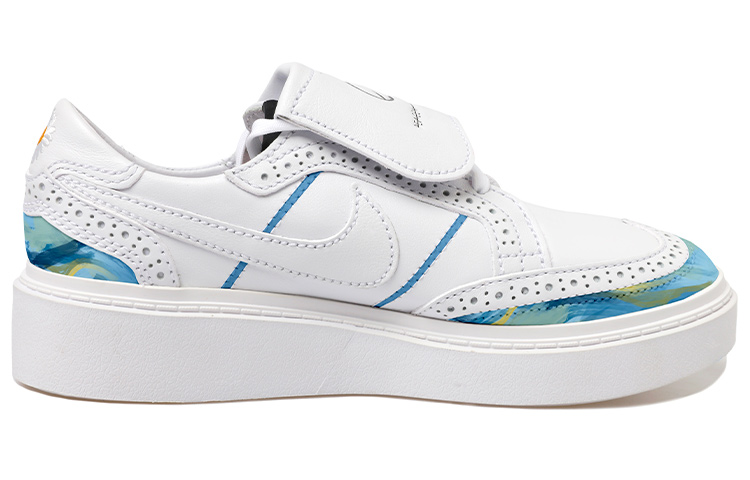 Order 【定制球鞋】Peaceminusone x Nike Kwondo 梵高星空塗鴉 小雛菊 權志龍3.0 低幫 板鞋 男女同款 白藍綠