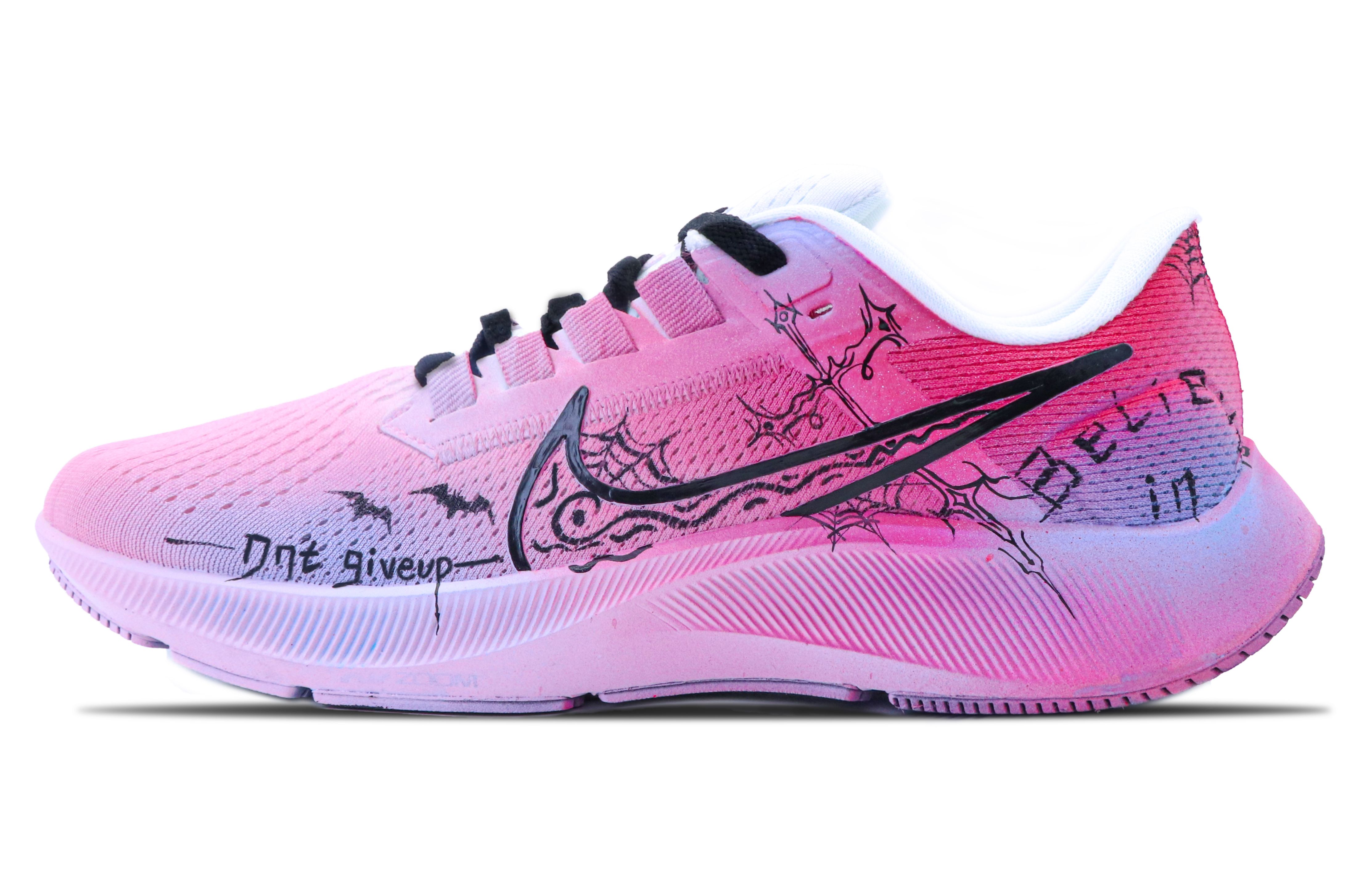 [Custom Shoes] Nike Pegasus 38 'Pink Graffiti'