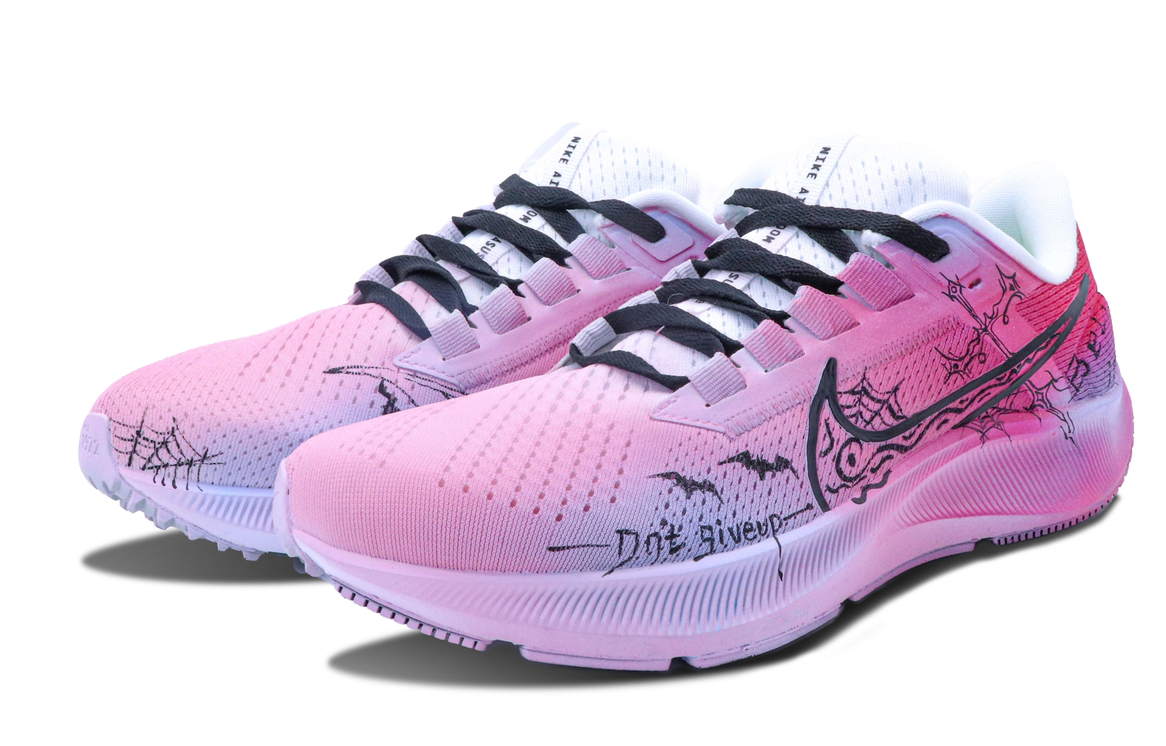 Shop [Zapatos Personalizados] Nike Pegasus 38 'Graffiti Rosa' CW7356-100(Team147-迷幻)