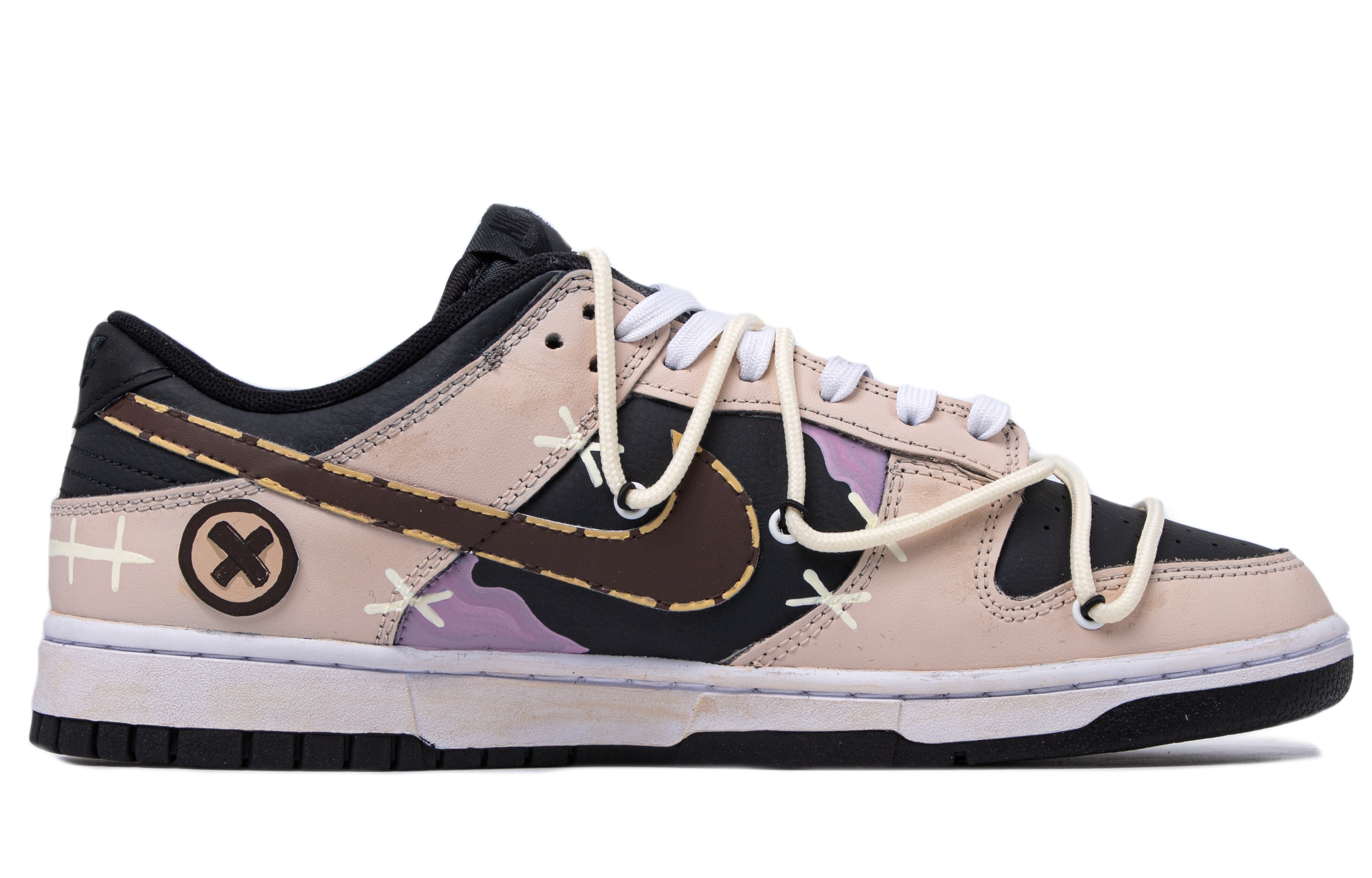 Order [Zapatillas Personalizadas] Nike Pillow People x Dunk Low 'Dust Brown' DJ6188-002-(TeamM-男款枕头人)