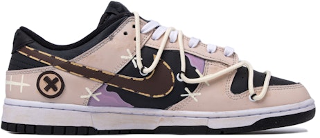 【客製化運動鞋】Nike Dunk Low 稀有人種枕頭人 泥土 聯名款主題元素 低筒 板鞋 男款 棕黃色 Order 【客製化運動鞋】Nike Dunk Low 稀有人種枕頭人 泥土 聯名款主題元素 低筒 板鞋 男款 棕黃色