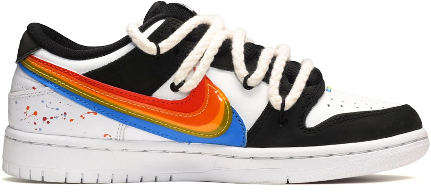 나이키 폴라로이드 SB 덩크 로우 '발렌타인 플라워' DH7722-001(TeamE-男款泼墨花朵黑白BOX) Order 나이키 폴라로이드 SB 덩크 로우 '발렌타인 플라워' DH7722-001(TeamE-男款泼墨花朵黑白BOX)