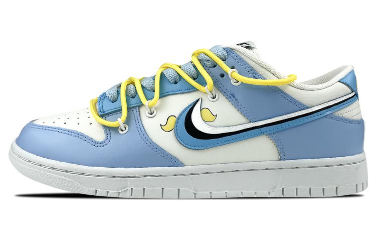 Buy [Sepatu Kustom] Nike Powerpuff Girls x Dunk Low 'Bubbles Biru Kuning' DJ6188-101(Team叁-男款飞天泡泡S-BOX)