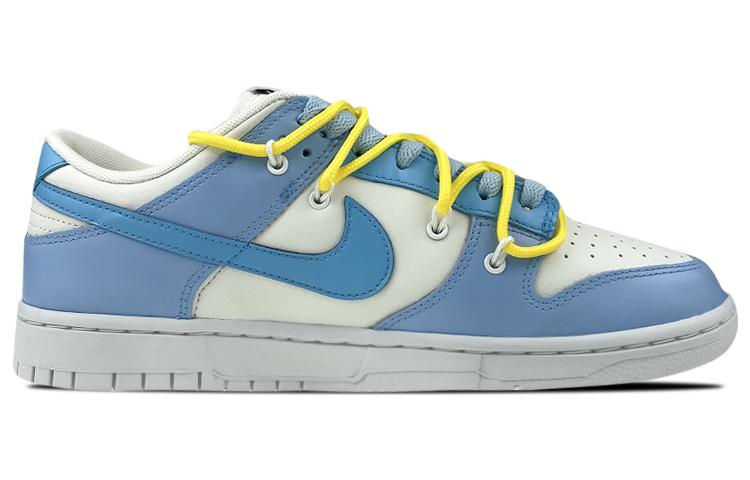 Order [Sepatu Kustom] Nike Powerpuff Girls x Dunk Low 'Bubbles Biru Kuning' DJ6188-101(Team叁-男款飞天泡泡S-BOX)