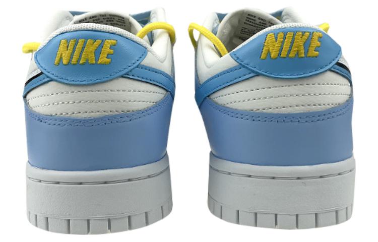 Purchase [Sepatu Kustom] Nike Powerpuff Girls x Dunk Low 'Bubbles Biru Kuning' DJ6188-101(Team叁-男款飞天泡泡S-BOX)