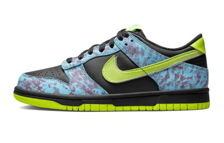 Details for [定制鞋] 耐克飞天小女警联名款 Dunk Low '趣莓黑绿' DV1694-900(TeamI-女款毛毛小女警K黑绿)