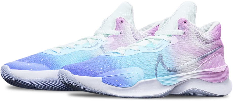 【訂製球鞋】Nike Renew Elevate 3 緩震防滑 棉花糖 光暈光點 三色漸變 低筒 實戰籃球鞋 男款 紅藍 Lookbook 【訂製球鞋】Nike Renew Elevate 3 緩震防滑 棉花糖 光暈光點 三色漸變 低筒 實戰籃球鞋 男款 紅藍