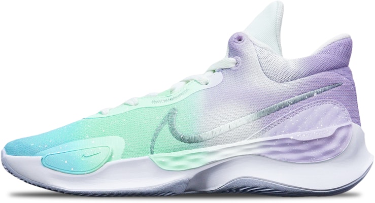 【客製化球鞋】Nike Renew Elevate 3 緩震 馬卡龍 光暈亮點 三色漸變 低筒 真戰籃球鞋 男款 藍綠紫 Buy 【客製化球鞋】Nike Renew Elevate 3 緩震 馬卡龍 光暈亮點 三色漸變 低筒 真戰籃球鞋 男款 藍綠紫