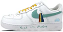 Buy 【定制鞋款】耐克 Rick and Morty 联名款 Air Force 1 Low '涂鸦飞溅白绿' CW2288-111(Team叁-男款瑞克和莫蒂)