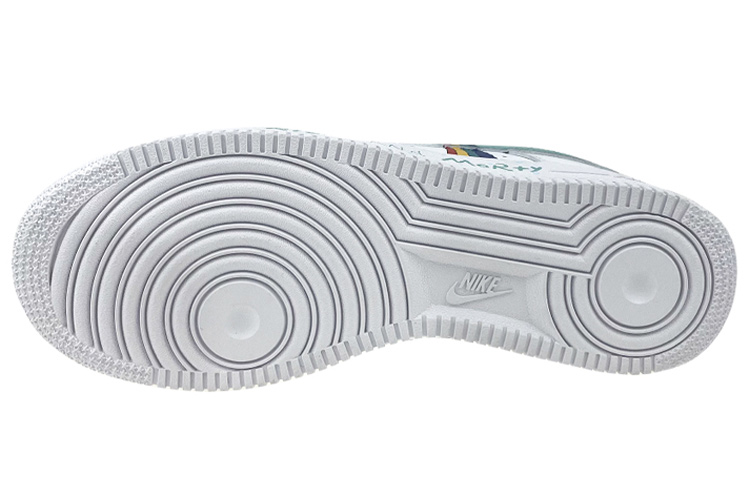 Details for [Kasut Custom] Nike Rick and Morty x Air Force 1 Low 'Graffiti Splatter Putih-Hijau' CW2288-111(Team叁-男款瑞克和莫蒂)