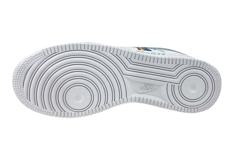 Details for 【カスタムシューズ】ナイキ リック＆モーティ x エアフォース1 低 'グラフィティ白-緑' DH2920-111(Team叁-女款瑞克和莫蒂)