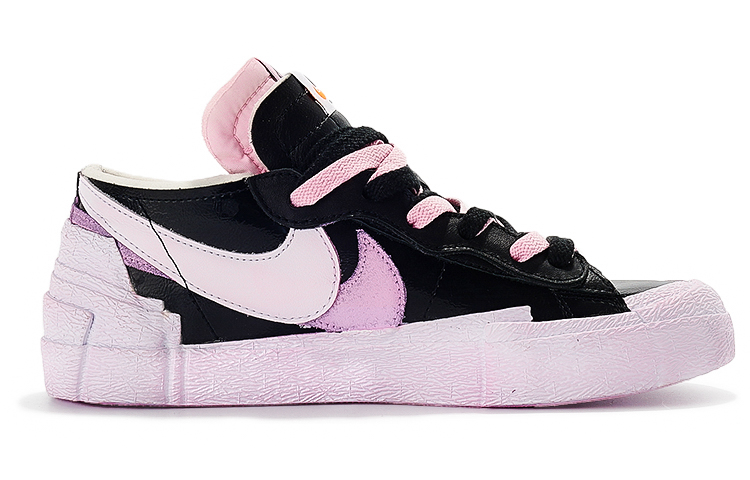 Order [定制鞋款] 耐克 sacai x Blazer Low '浆果黑粉 Y2K' DM6443-001(TeamI-男女同款黑粉甜酷K黑粉)