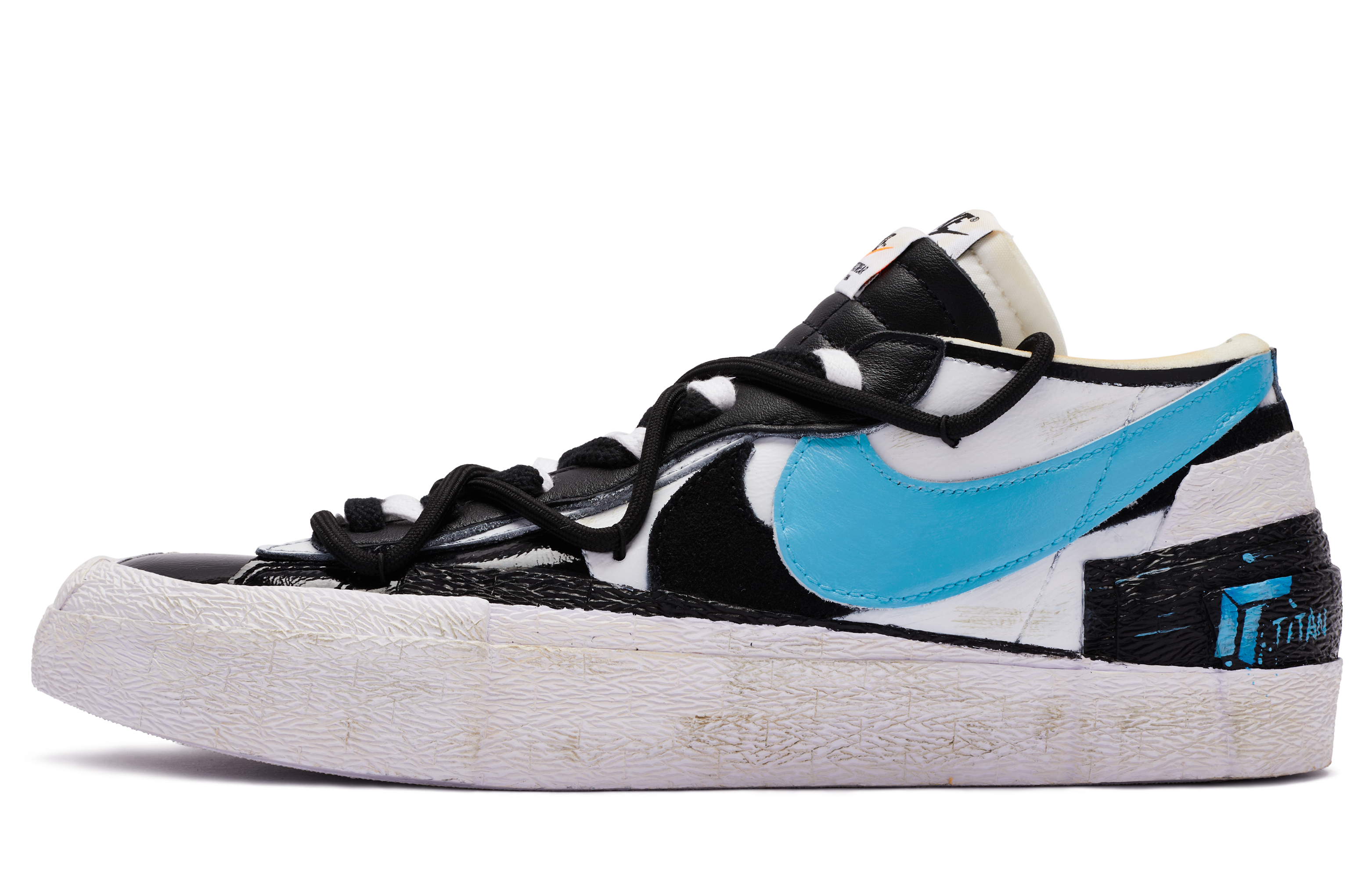 Buy Nike Sacai x Blazer Low "Titan CSGO" Personalizadas DM6443-001(TeamR-泰坦男女同款)