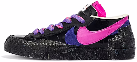 【定制球鞋】Sacai x Nike Blazer Low 莓刻 紫羅蘭 甜酷 簡約 高街 低幫 板鞋 男女同款 黑紫 Buy 【定制球鞋】Sacai x Nike Blazer Low 莓刻 紫羅蘭 甜酷 簡約 高街 低幫 板鞋 男女同款 黑紫