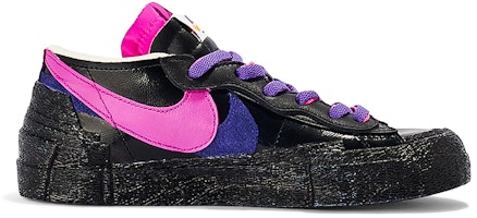 【定制球鞋】Sacai x Nike Blazer Low 莓刻 紫羅蘭 甜酷 簡約 高街 低幫 板鞋 男女同款 黑紫 Order 【定制球鞋】Sacai x Nike Blazer Low 莓刻 紫羅蘭 甜酷 簡約 高街 低幫 板鞋 男女同款 黑紫