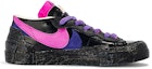 Order 【定制球鞋】Sacai x Nike Blazer Low 莓刻 紫羅蘭 甜酷 簡約 高街 低幫 板鞋 男女同款 黑紫