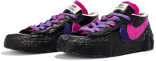 【定制球鞋】Sacai x Nike Blazer Low 莓刻 紫羅蘭 甜酷 簡約 高街 低幫 板鞋 男女同款 黑紫 Lookbook 【定制球鞋】Sacai x Nike Blazer Low 莓刻 紫羅蘭 甜酷 簡約 高街 低幫 板鞋 男女同款 黑紫