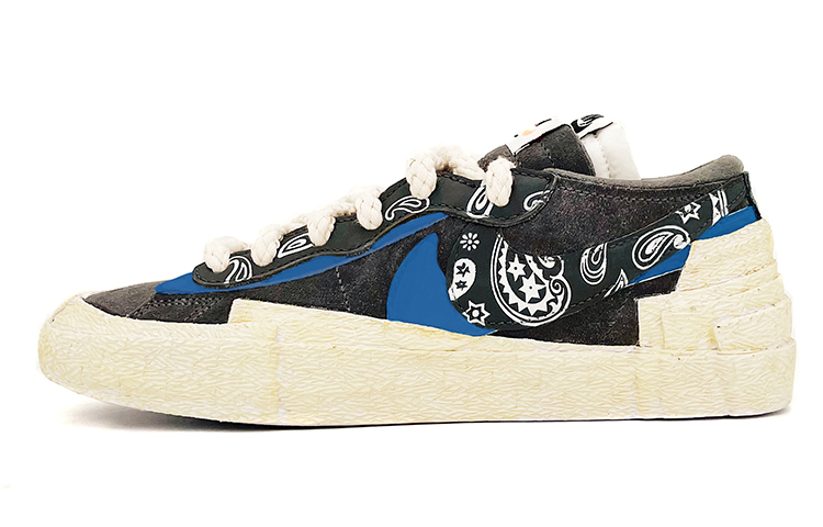 [Custom Shoes] Nike sacai x Blazer Low 'Cashew Flower Oxidized'
