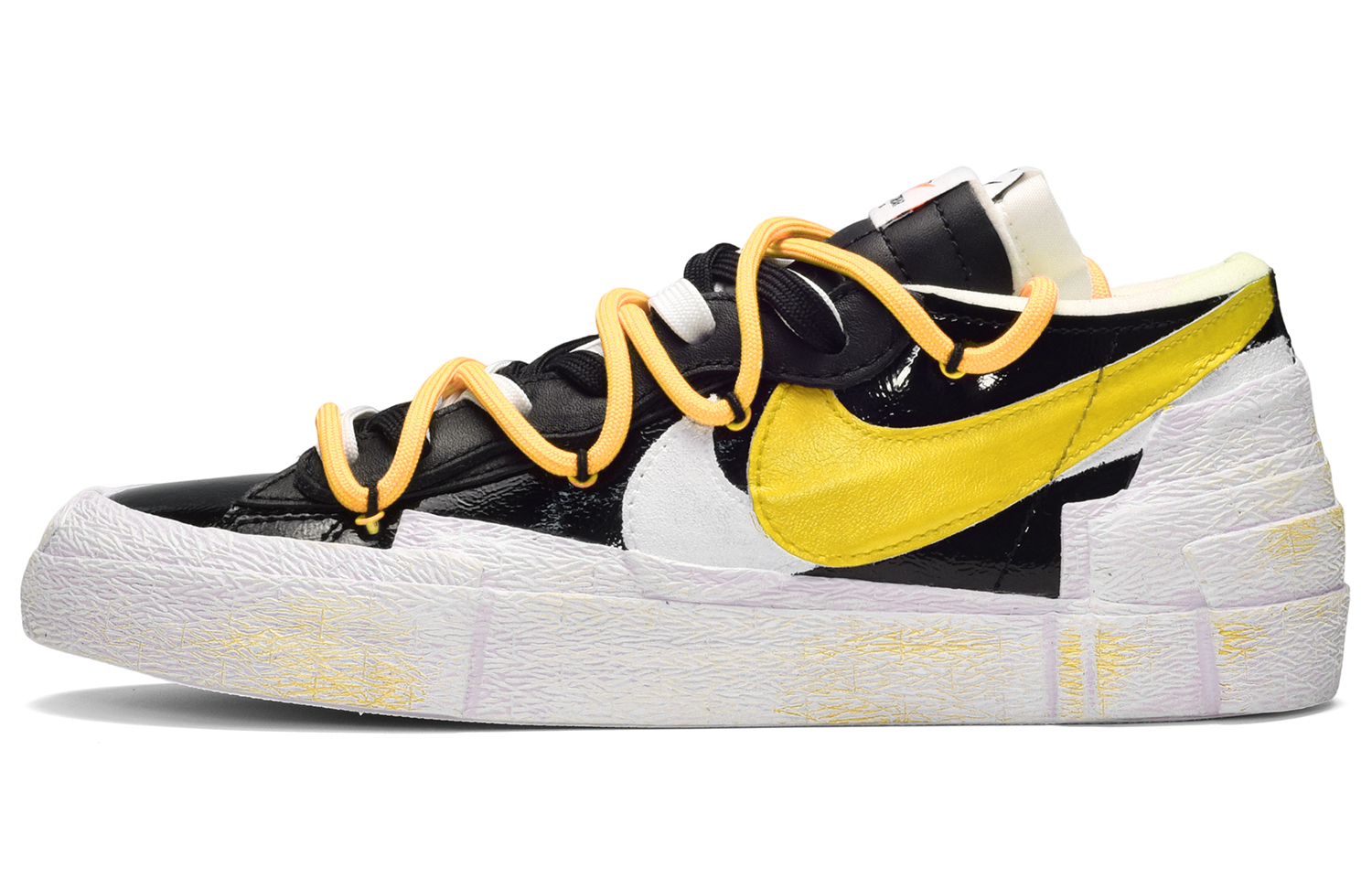 [Custom Shoes] Nike sacai x Blazer Low 'Mango Sorbet'