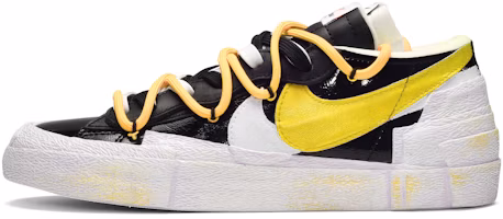 Buy 【訂製球鞋】Sacai x Nike Blazer Low 甜酷風 芒果甜筒 高街休閒 低帮 板鞋 男女同款 黑白黃