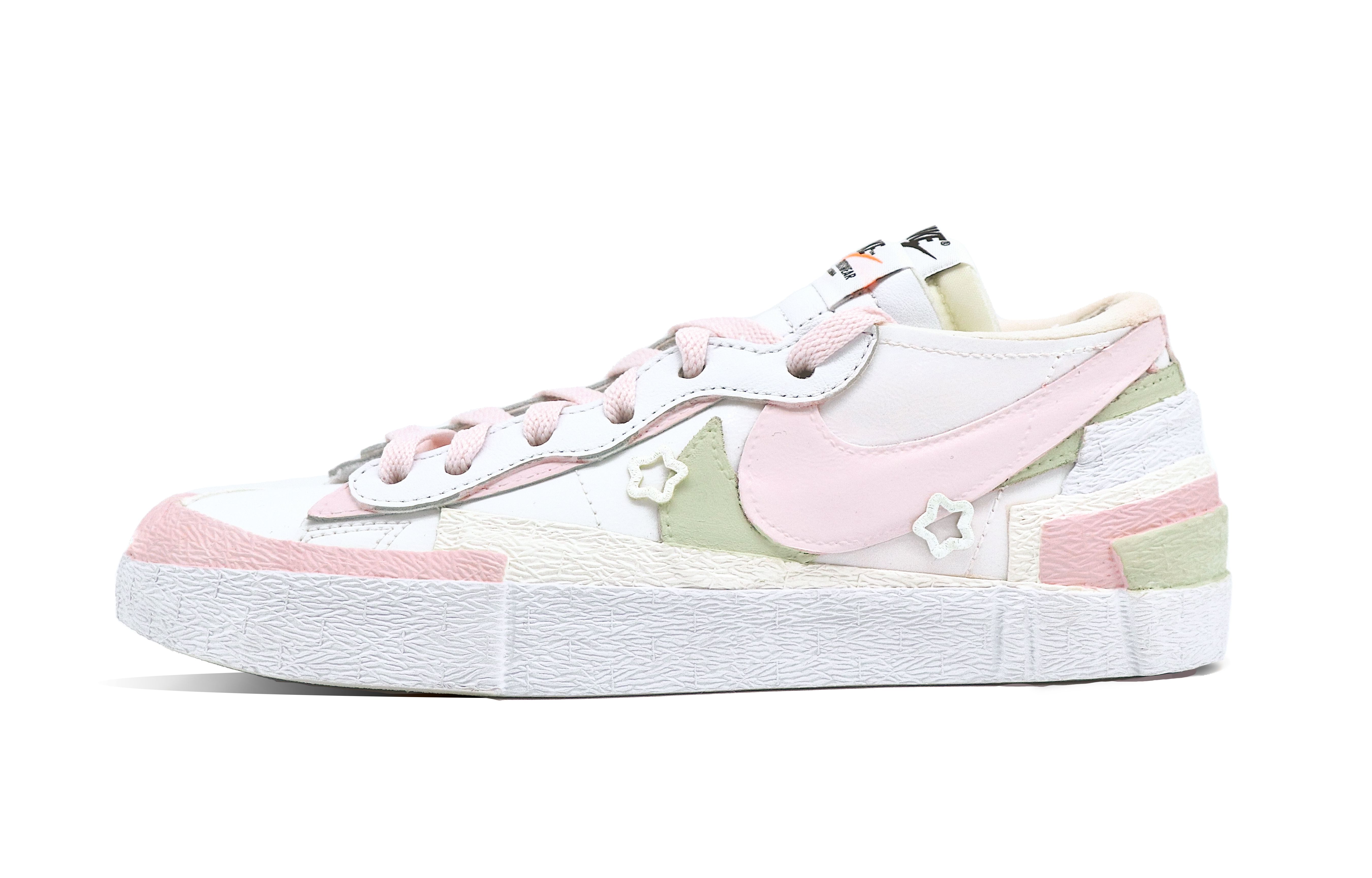 Buy 나이키 사카이 블레이저 로우 '봄 햇살' (커스텀) DM6443-100(Team63-春和景明)