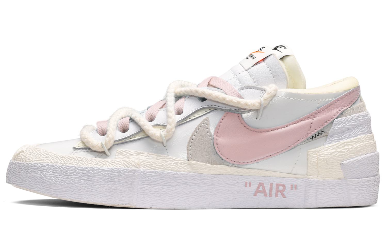 Buy [Zapatillas Personalizadas] Nike sacai x Dunk Low 'Rose Taro Graffiti' DM6443-100(TeamE-男女同款玫瑰芋圆白粉)