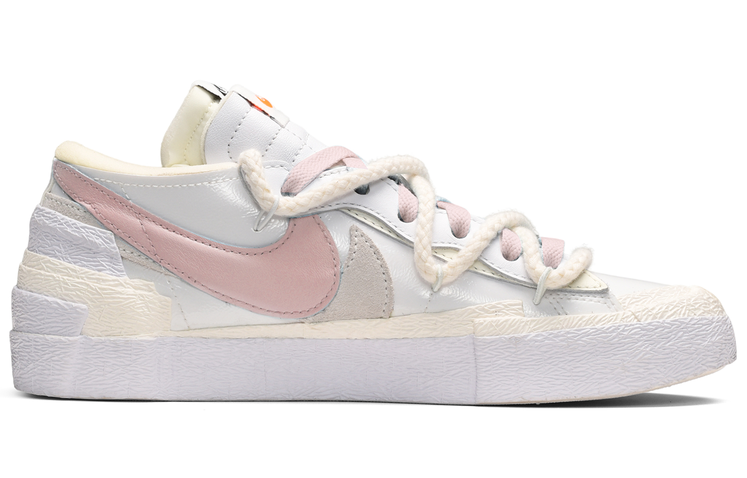 Order [Zapatillas Personalizadas] Nike sacai x Dunk Low 'Rose Taro Graffiti' DM6443-100(TeamE-男女同款玫瑰芋圆白粉)