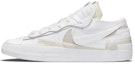 Sizing 【客製球鞋】 Sacai x Nike Dunk Low Blazer 夏日清爽 玫瑰芋圓 塗鴉文字 低筒 帆布鞋 男女皆宜 白粉色