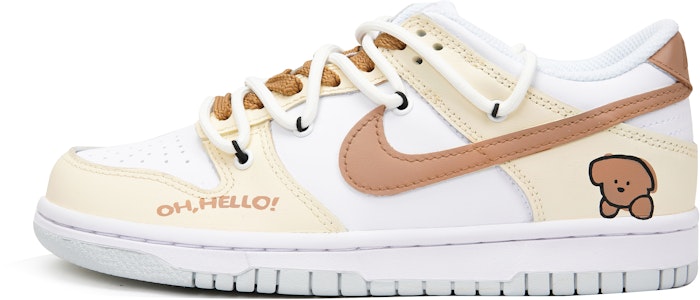 【客製化鞋款】Nike Dunk 低筒黑色 三次實驗室 多巴胺款式 哈囉小狗個性化 禮盒版 低筒 滑板鞋 GS 黃色 Order 【客製化鞋款】Nike Dunk 低筒黑色 三次實驗室 多巴胺款式 哈囉小狗個性化 禮盒版 低筒 滑板鞋 GS 黃色