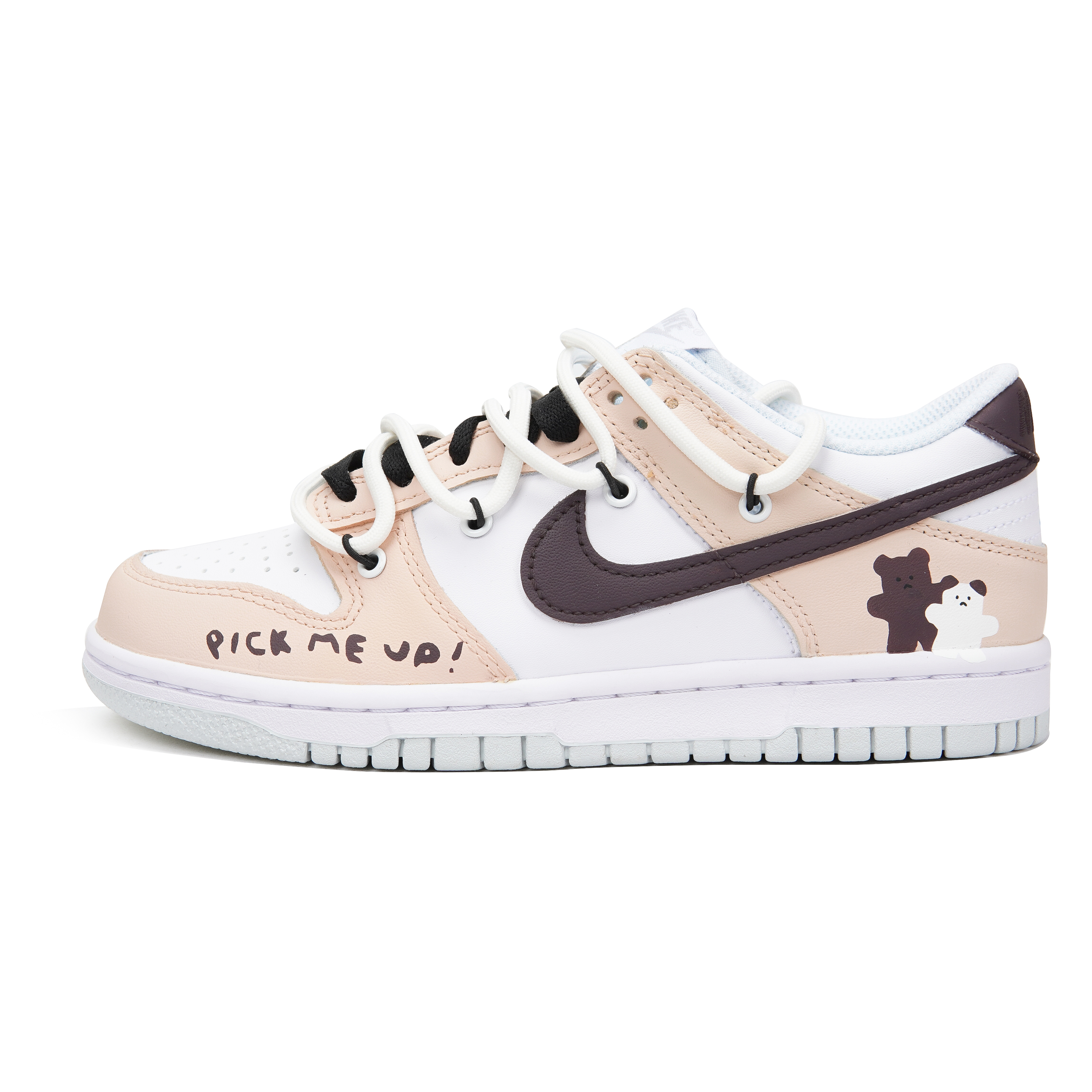 Order [Sepatu Kustom] Nike SANLAB x Dunk Low 'Gingerbread Bear Cokelat' DH9765-102(Teamp-姜饼小熊卡其）