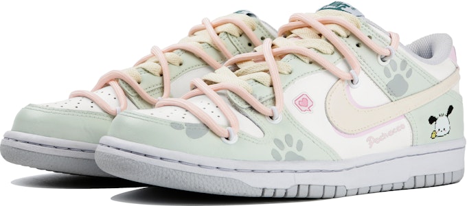 【定製籃球鞋】Nike Dunk 低筒礦物藍 可愛帕恰 三麗鷗 童趣 禮盒 低筒 滑板鞋 GS 白綠 Lookbook 【定製籃球鞋】Nike Dunk 低筒礦物藍 可愛帕恰 三麗鷗 童趣 禮盒 低筒 滑板鞋 GS 白綠