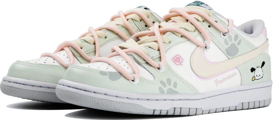 Sepatu Nike Sanrio x Dunk Low 'Mineral Teal Patcha' Kustom FD1232-002(Team4-女款可爱帕恰) Lookbook Sepatu Nike Sanrio x Dunk Low 'Mineral Teal Patcha' Kustom FD1232-002(Team4-女款可爱帕恰)