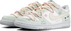 Lookbook Sepatu Nike Sanrio x Dunk Low 'Mineral Teal Patcha' Kustom FD1232-002(Team4-女款可爱帕恰)
